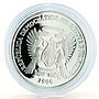Sao Tome and Principe 1000 dobras Football World Cup in Italy silver coin 1990