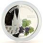 Australia 1 dollar Discover Australia Adelaide Grapes colored silver coin 2007