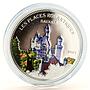 Benin 1000 francs Romantic Places Bavaria colored silver coin 2013