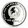 Vietnam 100 dong Boats of the World series Savannah Ship proof silver coin 1991