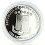 Equatorial Guinea 1000 francs Pero Escobar Ship Sea Trade proof silver coin 2015