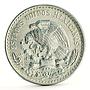 Mexico 1 peso Morelos silver coin 1948