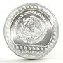 Mexico 50 pesos Guererro Aguila The Eagle Warrior silver coin 1992
