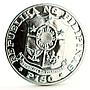 Philippines 1 piso Emilio Aguinaldo silver coin 1969