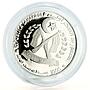 Sahrawi 1000 pesetas Leonardo Da Vinci The Vitruvian Man proof silver coin 1999