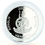 Vanuatu 20 vatu HMS Endeavour James Cook Ship Clipper silver coin 2009