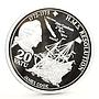 Vanuatu 20 vatu HMS Resolution James Cook Ship Clipper silver coin 2009