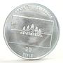 Cambodia 20 riels Football World Cup in the USA Player silver coin 1991