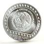 Mexico 50 pesos Guererro Aguila The Eagle Warrior silver coin 1992