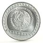 Mexico 100 pesos Guererro Aguila The Eagle Warrior silver coin 1992