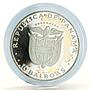 Panama 10 balboas Football World Cup in Spain Two Players proof silver coin 1982