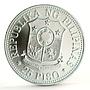 Philippines 25 piso Woman Holding Grain silver coin 1976