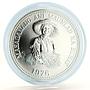Philippines 25 piso Woman Holding Grain silver coin 1976