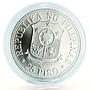 Philippines 25 piso Woman Holding Grain silver coin 1976
