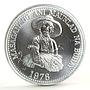 Philippines 25 piso Woman Holding Grain silver coin 1976
