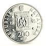 Croatia 200 kuna 500th Anniversary of Painter Julie Klovic Art silver coin 1998