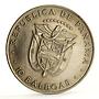 Panama 10 balboas Ratification of Panama Canal Treaty silver coin 1978