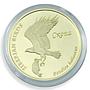 Falcon Island 5 dollars Siberian birds Osprey coin 2018