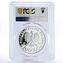 Poland 100000 zlotych Solidarity City View PR67 PCGS silver coin 1990