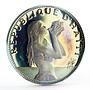 Haiti 50 gourdes The Mermaid PR67 PCGS Rainbow Reflectivity silver coin 1973