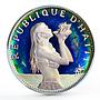Haiti 50 gourdes The Mermaid PR67 PCGS Rainbow Reflectivity silver coin 1973