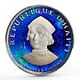 Haiti 25 gourdes Columbus PR67 PCGS Rainbow Reflectivity silver coin 1973