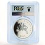 Lithuania 50 litu Endangered Wildlife Turtle PR70 PCGS silver coin 2012