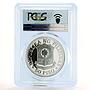 Philippines 50 piso Ferdinand E. Marcos PR70 PCGS (No Shield) silver coin 1975