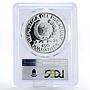 Paraguay 150 guaranies Konrad Adenauer PR68 PCGS silver coin 1974