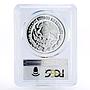 Mexico 5 pesos World Wildlife Fund Wolf Lobo PR69 PCGS proof silver coin 1998
