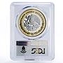 Mexico 100 pesos Numismatic Heritage SUD 8 Reales PL69 PCGS bimetal coin 2011