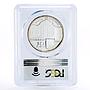 Romania 10 lei Romanian Orthodox Justinian Marina PR69 PCGS silver coin 2010