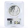 Romania 10 lei International Year of Chemistry PR69 PCGS silver coin 2011