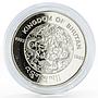 Bhutan 300 ngultrums 40th Jubilee of Coronation Royal Guard silver coin 1993