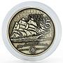 Cook Islands set of 5 coins The Ships that made Australia silver coins 1999