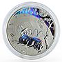 Cameroon 500 francs Zodiac Signs series Aries hologram silver coin 2010