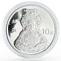 China 10 yuan Goddess of Mazu proof silver coin 1998