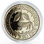 Georgia 10 lari 3000th Anniversary of Georgian Statehood proof CuNi coin 2000