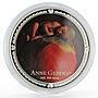 Niue 2 dollars Anne Geddes Art Baby Girl Apple colored silver coin 2012