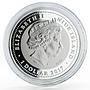 Niue 1 dollar Lunar Calendar series Year of the Rooster gilded silver coin 2017