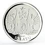 Latvia 10 latu 800th Years of the Riga City 18th Century Views silver coin 1997