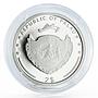 Palau 2 dollars 60th Anniversary of Ferrari 500 F2 Bolide silver coin 2007