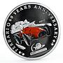 Palau 2 dollars 60th Anniversary of Ferrari 500 F2 Bolide silver coin 2007