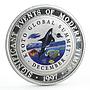 Somali 250 shillings Kyoto Global Summit Marine Life colored silver coin 1997