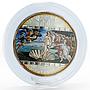 Cook Islands 20 dollars Sandro Botticelli Art Birth of Venus silver coin 2008