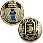 Somali set of 5 coins The Treasures of Tutankhamun gilded CuNi coins 2008