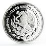 Mexico 100 pesos Monarch Butterflies Fauna proof silver coin 1987