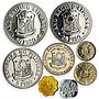 Philippines set of 8 coins The Coinage of the Philippines proof 1978