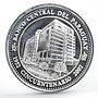 Paraguay 1 guarani 50 Years of Central Bank Building Ship silver coin 2002