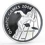 Samoa 5 dollars Beijing Olympic Games series Runner proof silver coin 2008